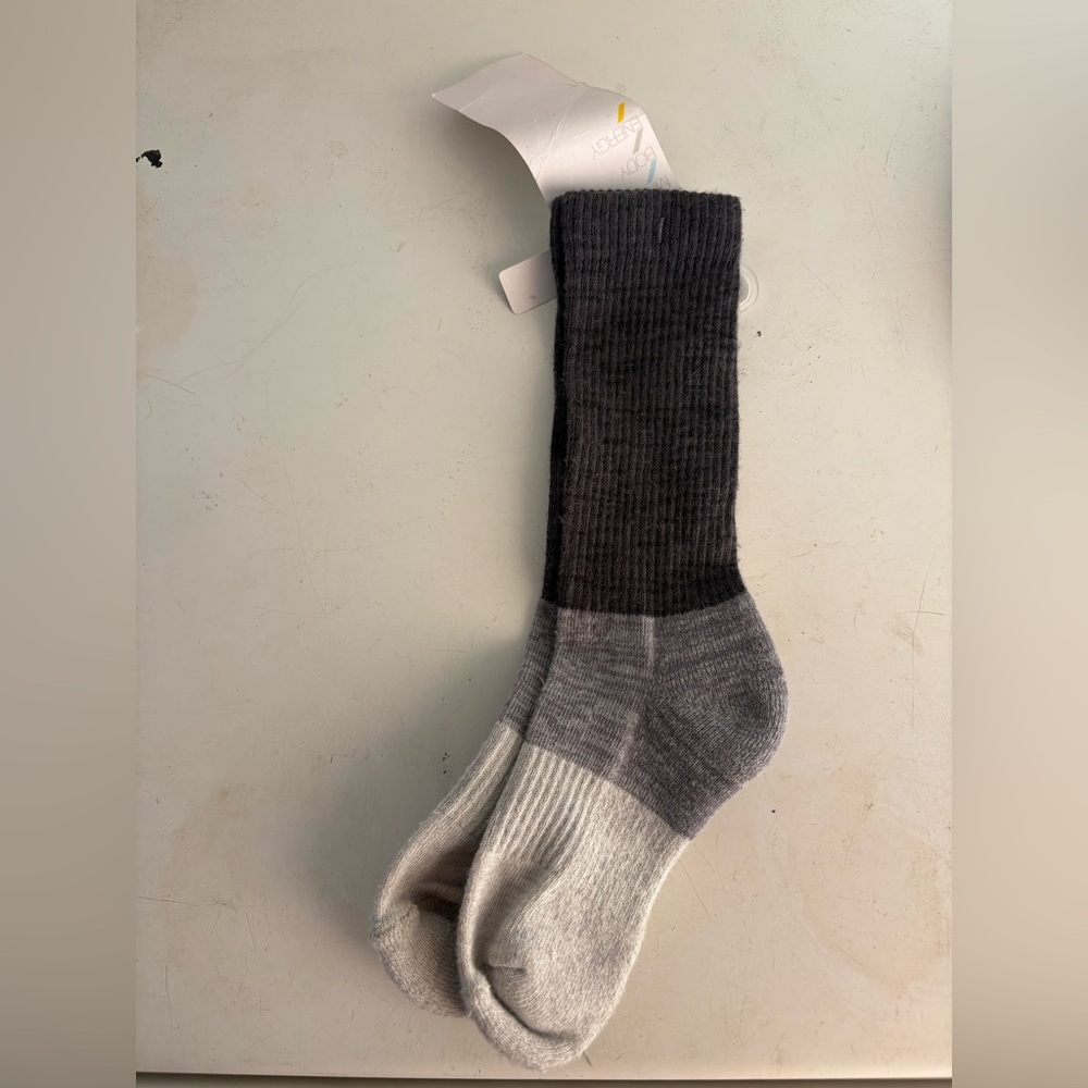 Zella Kids Black and Gray Socks